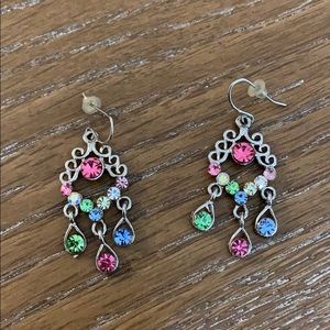 Hanging earrings multicolored